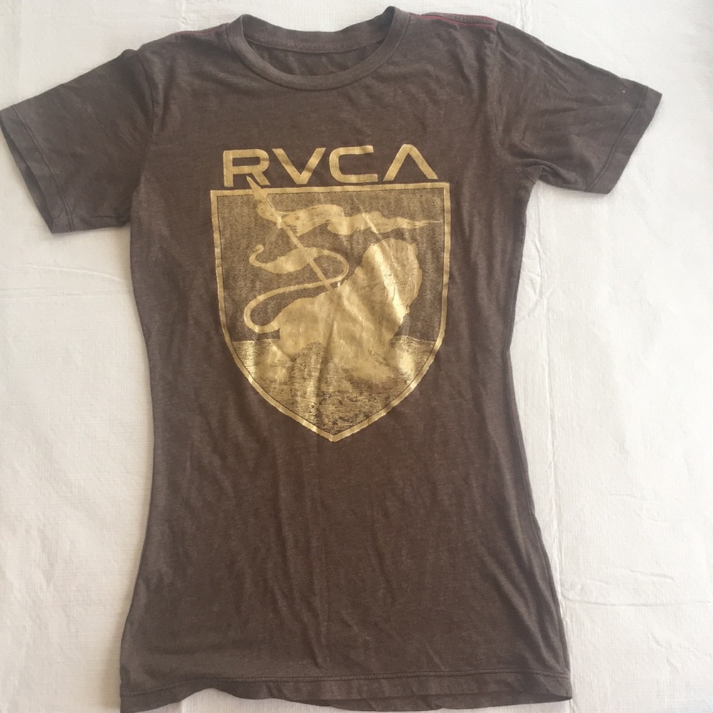 RVCA brown tee